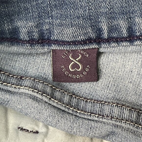 NYDJ Jeans Womens 6 Blue Legging Light Wash Cotton Stretch Blend Mid Rise Denim - Picture 12 of 16